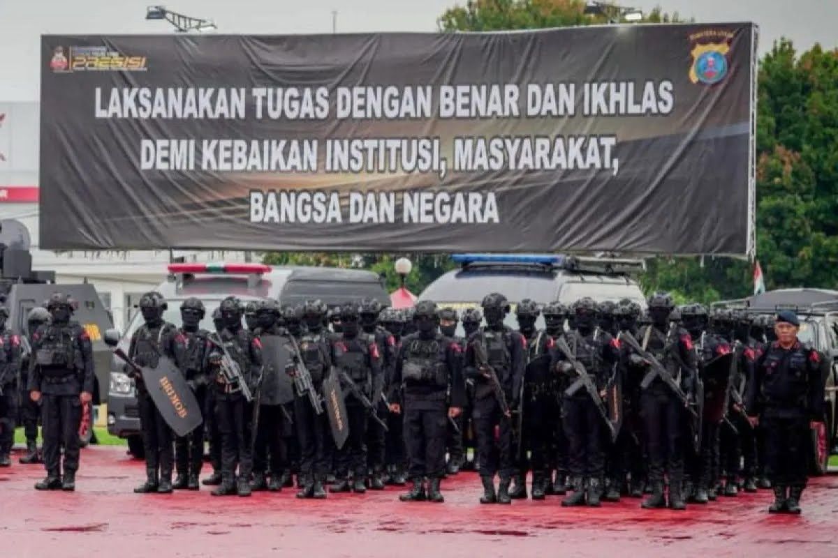 1000-personnel-deployed-to-maintain-security-situations-in-north-sumatra-during-presidential-inauguration