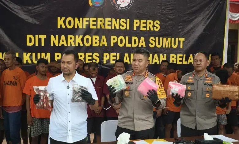 238-drug-cases-in-total-uncovered-by-police-in-north-sumatra-from-january-to-august