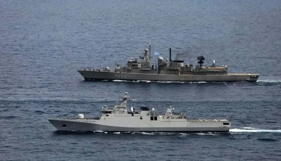 indonesian-navy-vessel-conducts-maneuver-drills-amid-peacekeeping-mission-in-lebanon