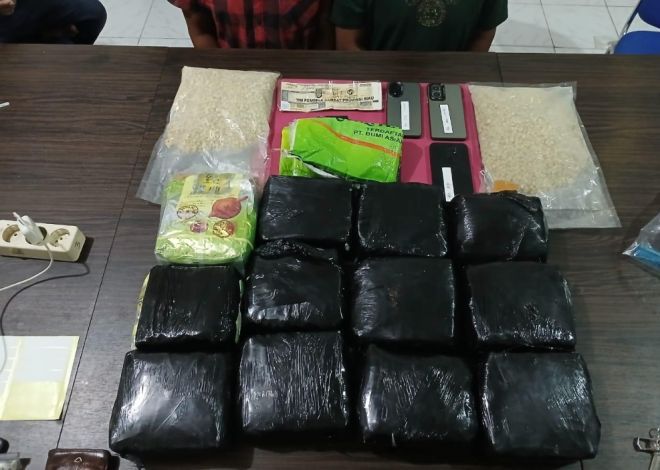 Riau Regional Police Confiscates 12 Kilograms of Meth Out of Six International Drug Couriers