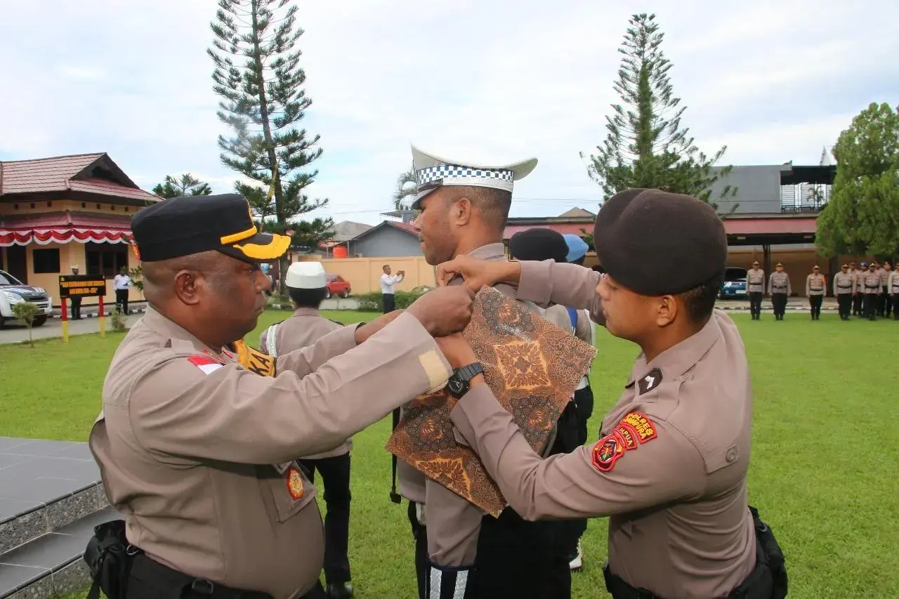 jayapura-sub-regional-police-prepares-personnel-ahead-of-operation-patuh-cartenz