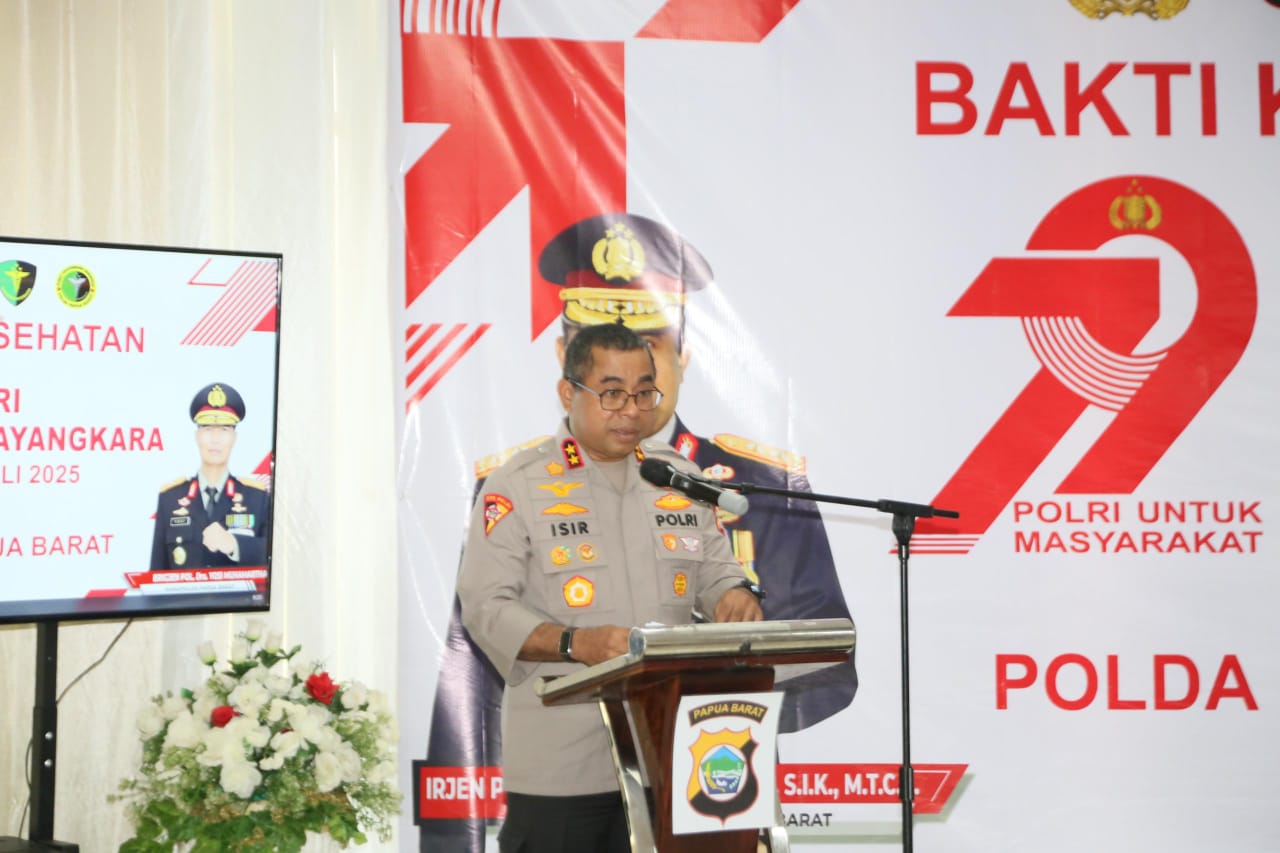 west-papua-regional-police-held-free-medical-treatment-to-celebrate-inp-anniversary
