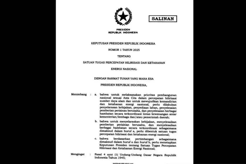 president-prabowo-forms-task-force-to-boost-downstream-development-and-energy-resilience