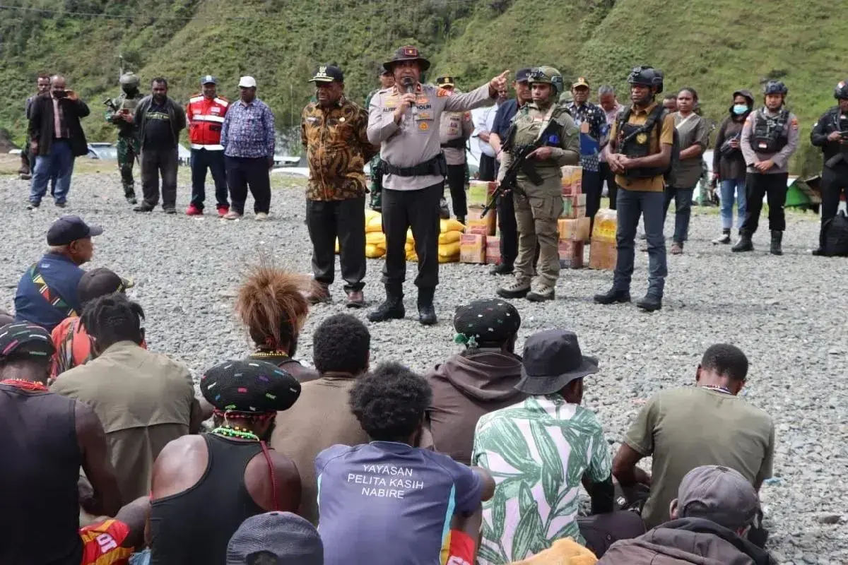 central-papua-police-chief-urges-rival-supporters-in-puncak-jaya-to-end-clashes