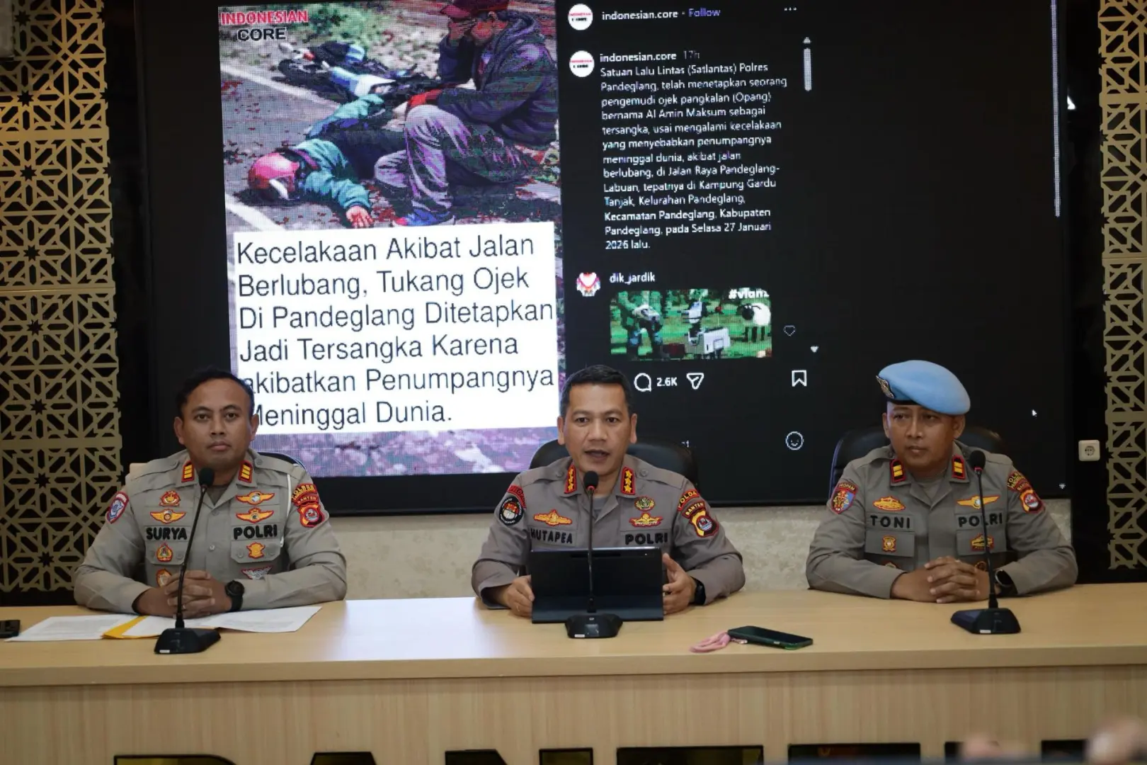 Banten Regional Police Explains the Tragic Road Accident in Pandeglang