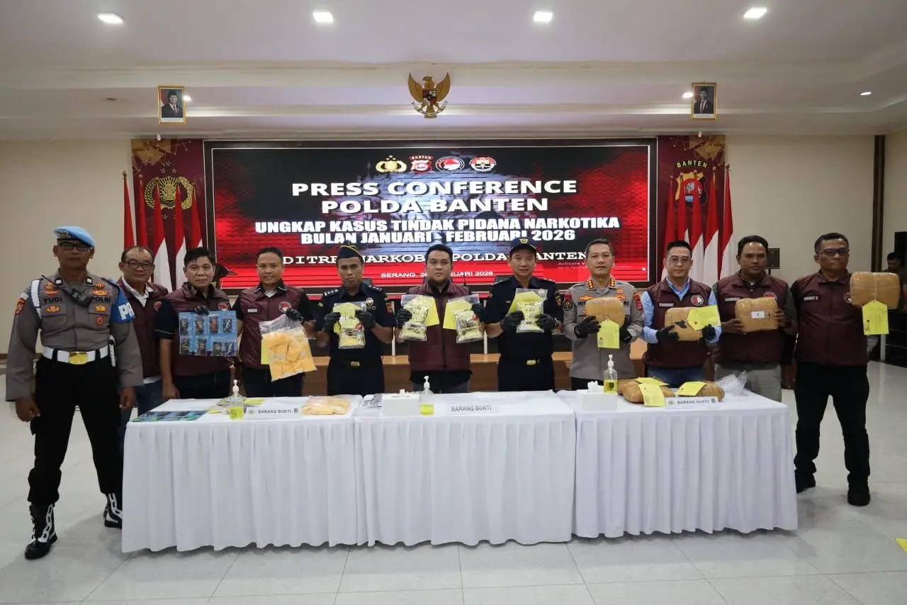 35-drug-crimes-uncovered-by-banten-regional-police