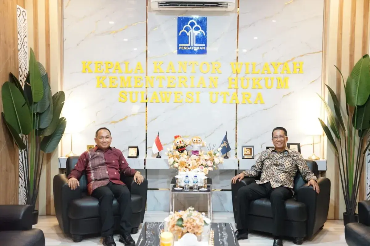 Visiting North Sulawesi, Law Minister Emphasized the Importance of Community-Oriented Service