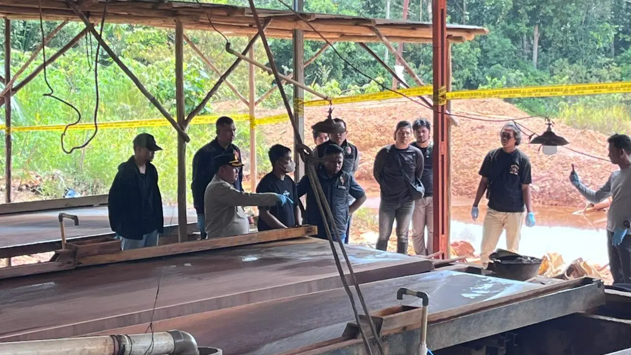 Police Uncovers the Smuggling and Illegal Mining of Tin Sand in Bangka Belitung