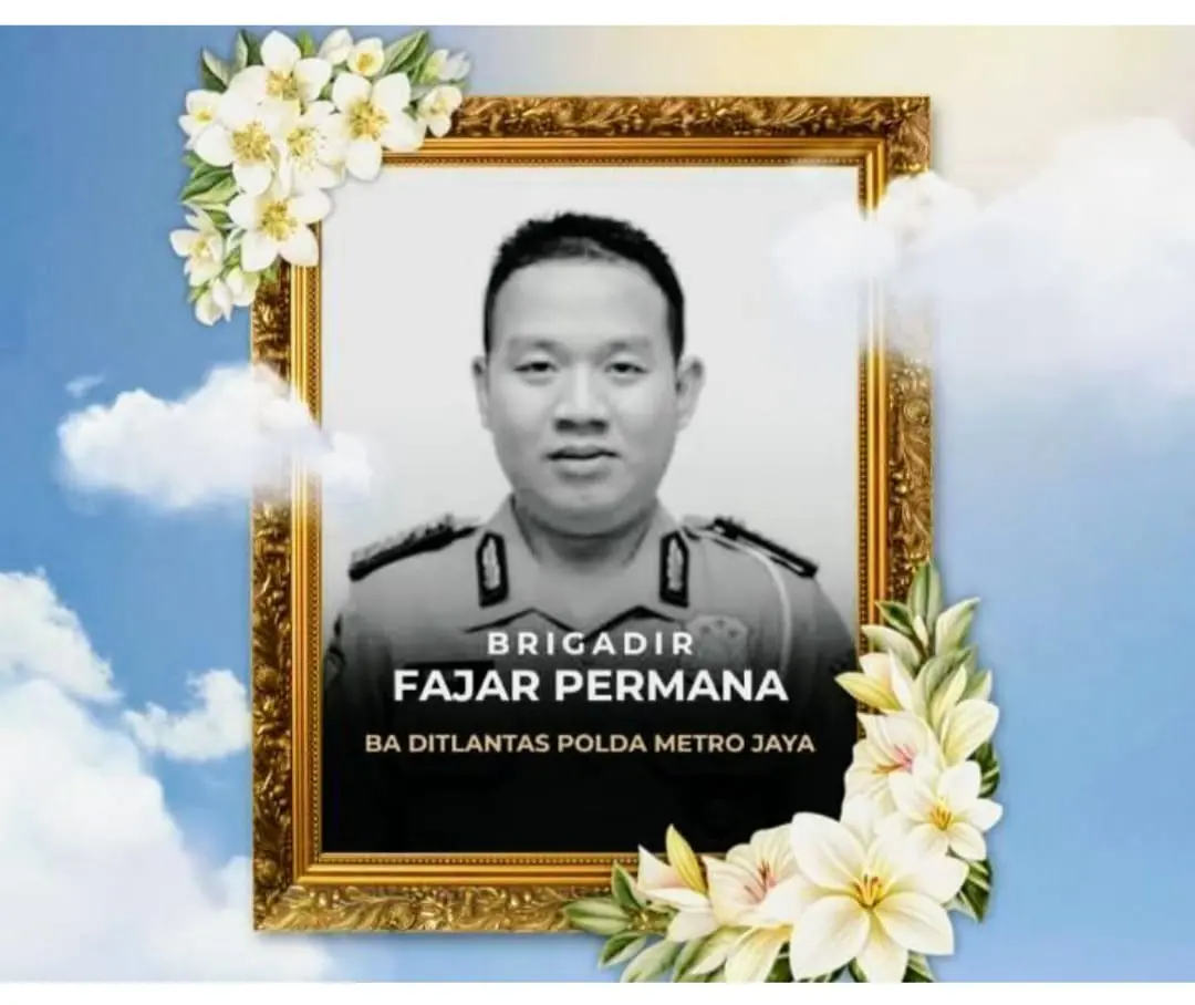 Member of Jakarta Regional Metropolitan Police Traffic Directorate Passed Away while On Duty