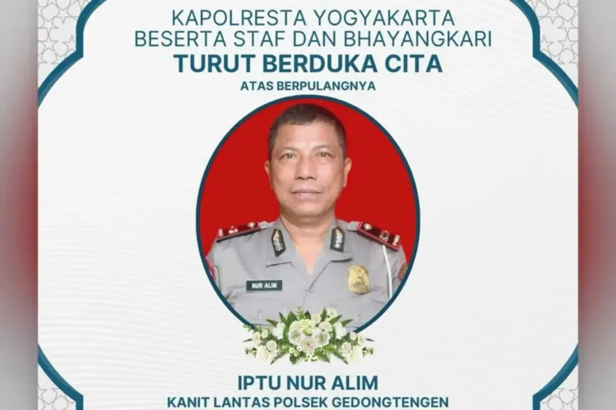 Local Police Post Chief Passes Away While Securing Eid Holiday in Yogyakarta