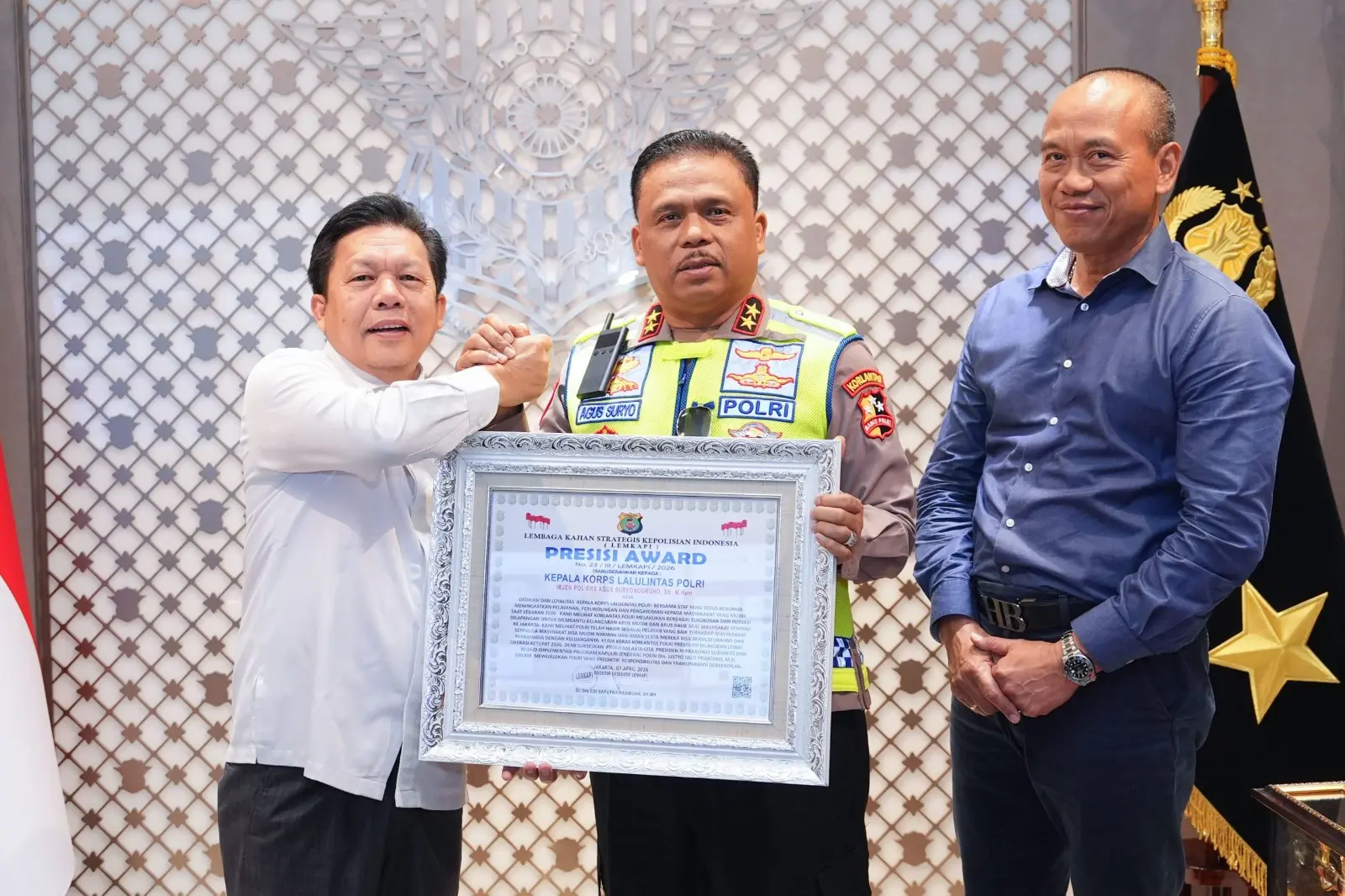 successfully-securing-the-homecoming-traffic-flow-inp-traffic-corps-receives-award
