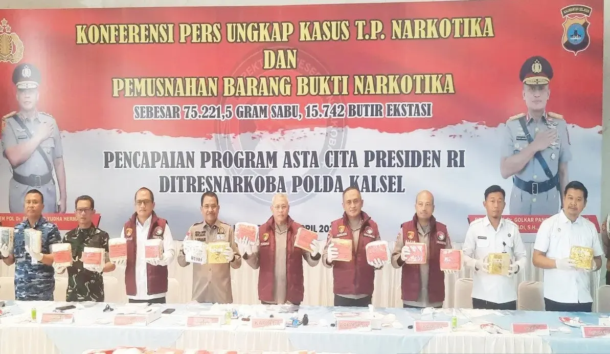south-kalimantan-police-seize-438kg-of-meth-linked-to-malaysia-based-syndicate