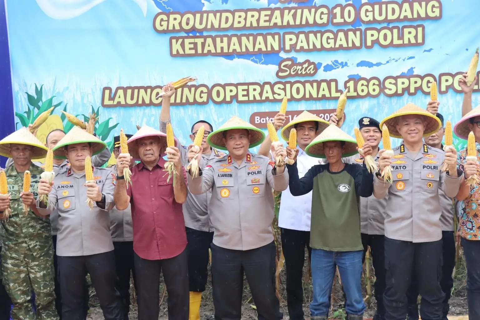riau-islands-regional-police-chief-attends-virtually-the-simultaneous-2026-second-quarter-corn-harvest
