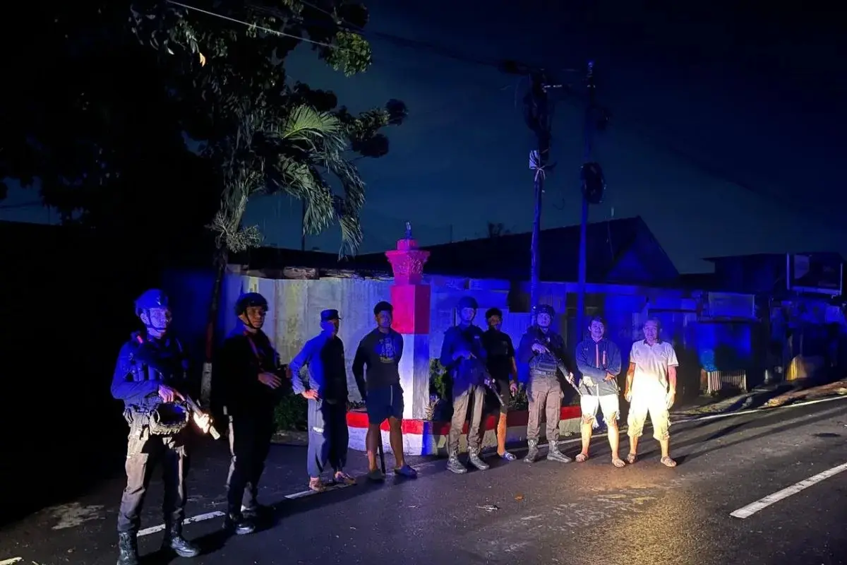 north-sumatra-police-intensify-night-patrols-amid-blackout