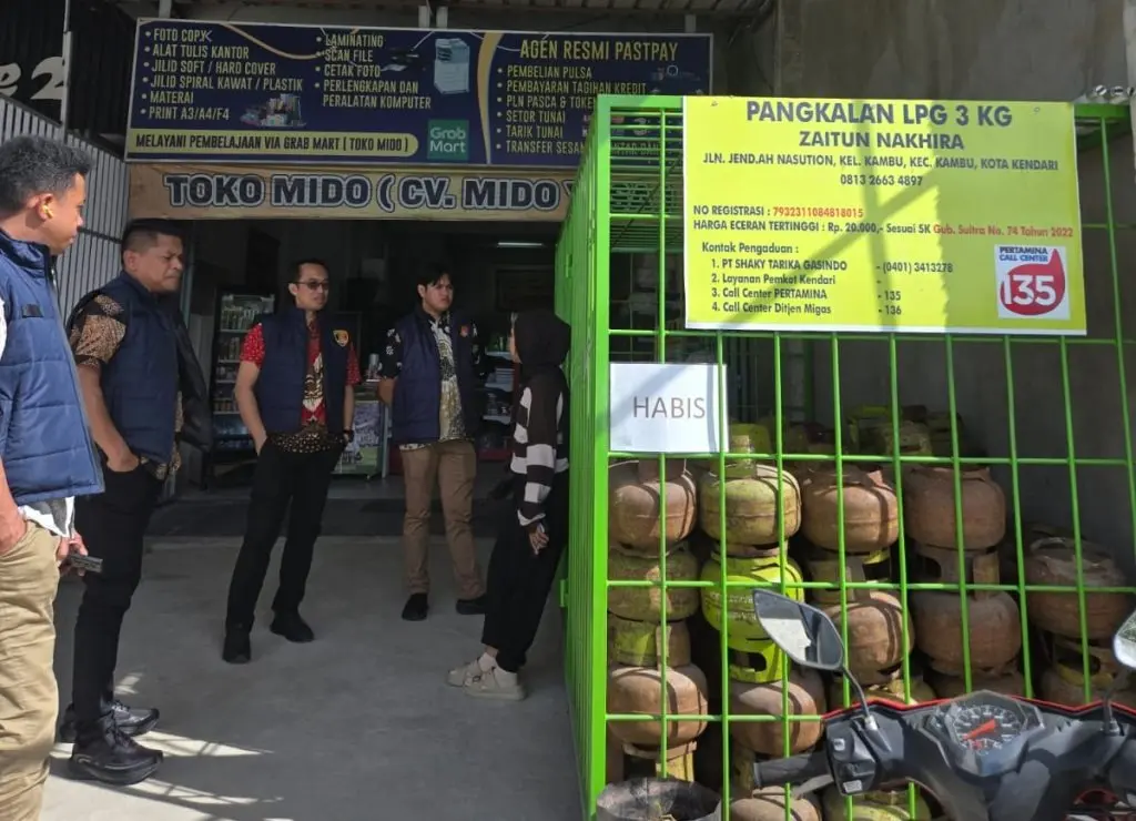 distribution-monitoring-on-lpg-3-kg-cylinders-are-tightened-following-scarcity-in-southeast-sulawesi