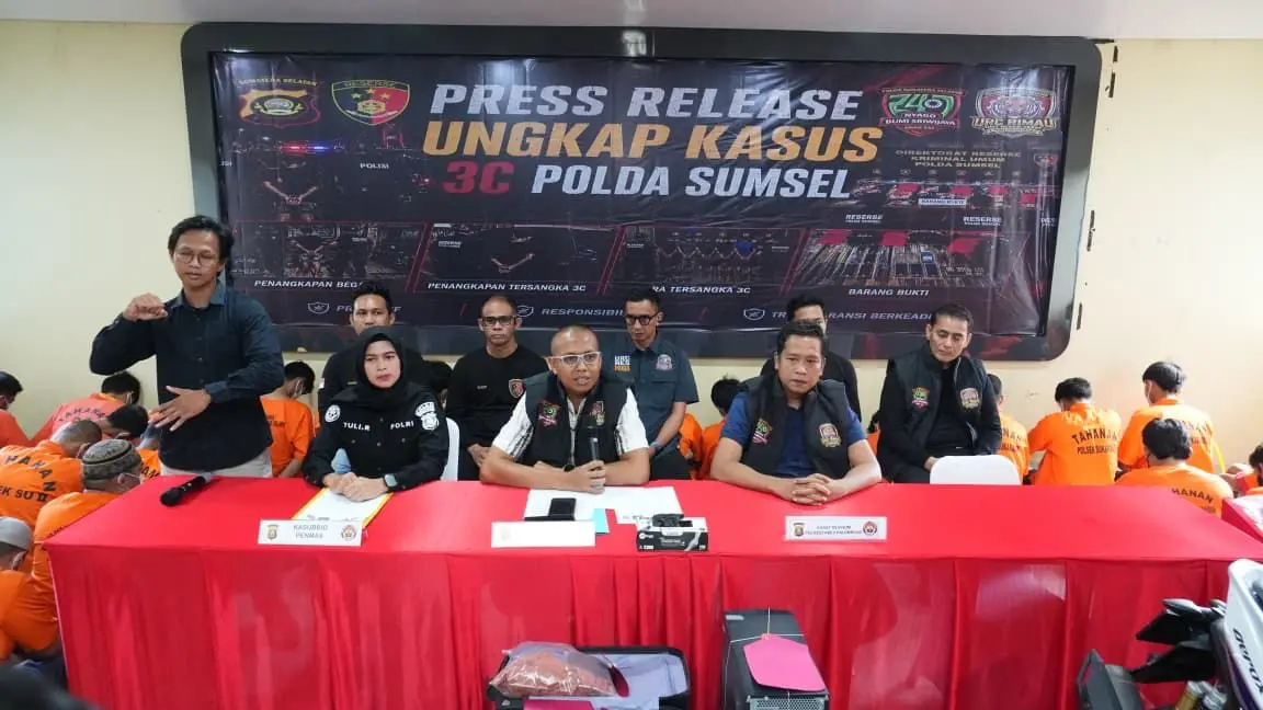 south-sumatra-police-arrest-137-suspects-in-conventional-crimes