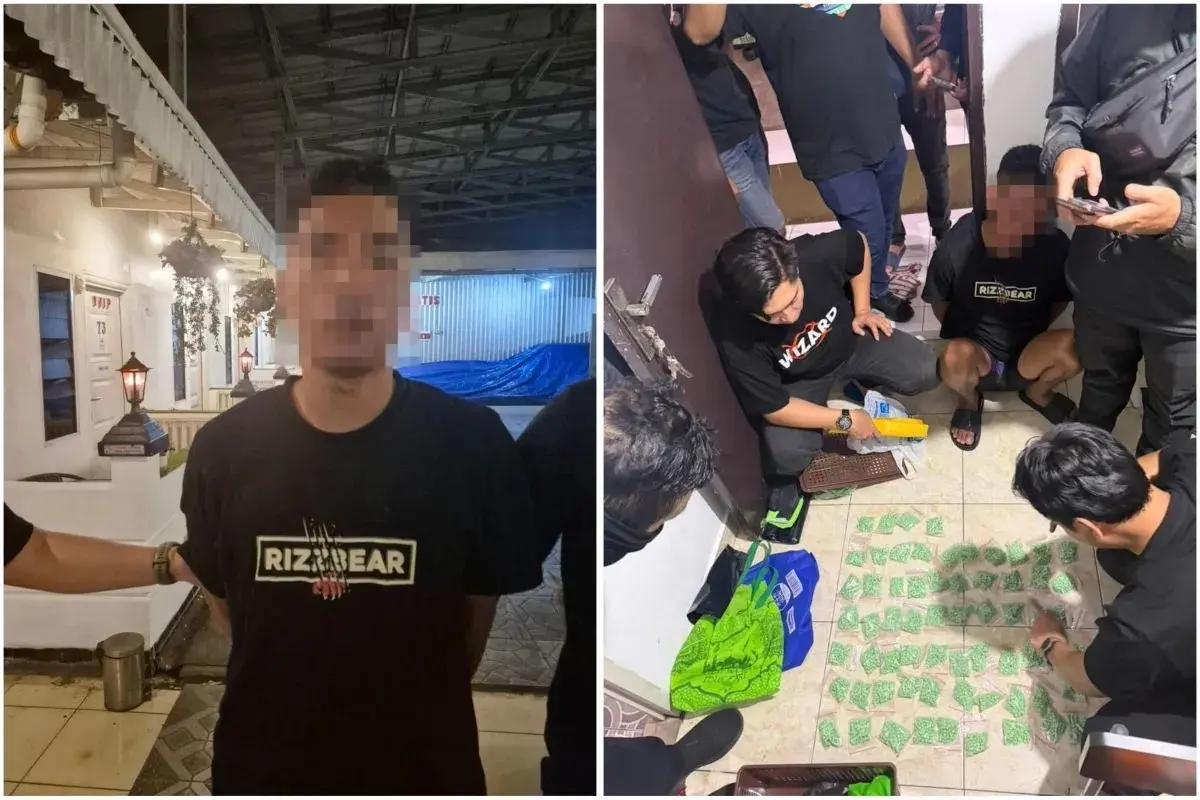 south-sumatra-police-seize-11443-ecstasy-pills-and-13-kilograms-of-crystal-meth