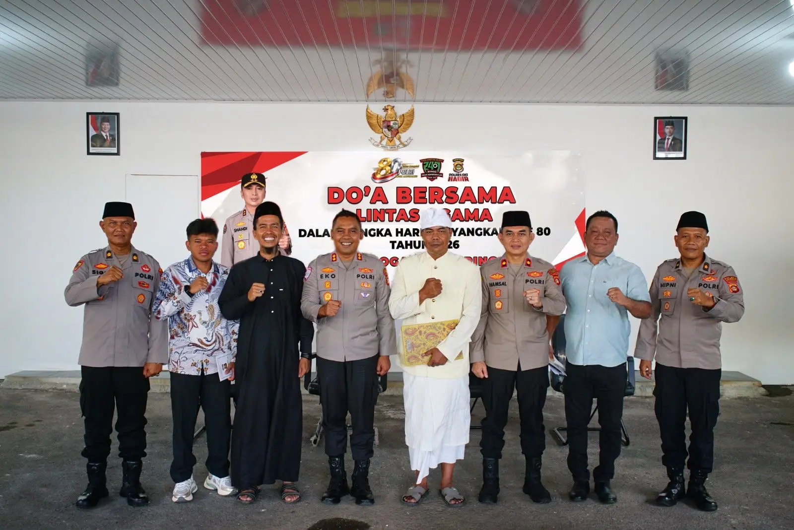 ogan-komering-ilir-police-hold-interfaith-prayer-for-bhayangkara-day