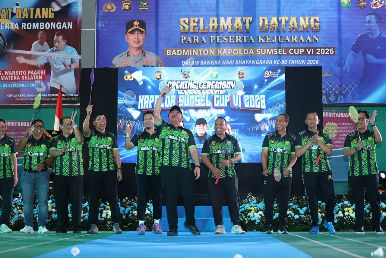 south-sumatra-police-host-kapolda-cup-2026-badminton-tournament-with-over-1000-participants