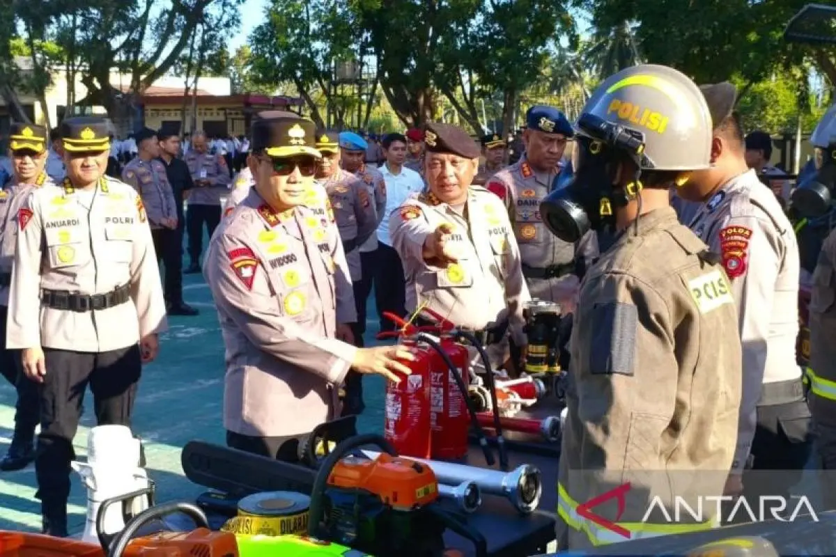 gorontalo-police-ready-forces-and-equipment-for-el-nino-and-forest-fires