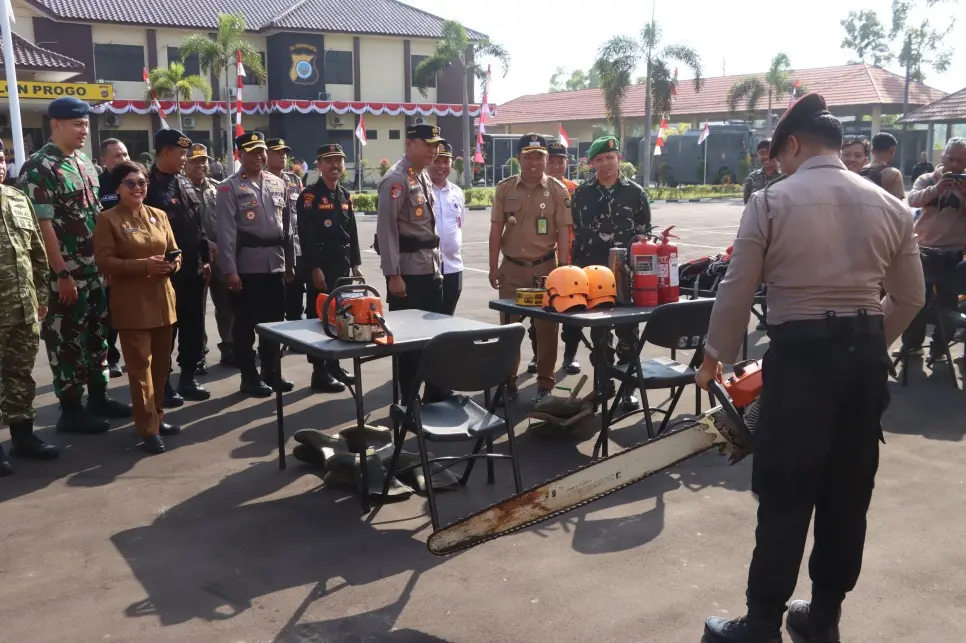 police-prepares-personnel-in-anticipating-forest-and-land-fires-in-kulon-progo