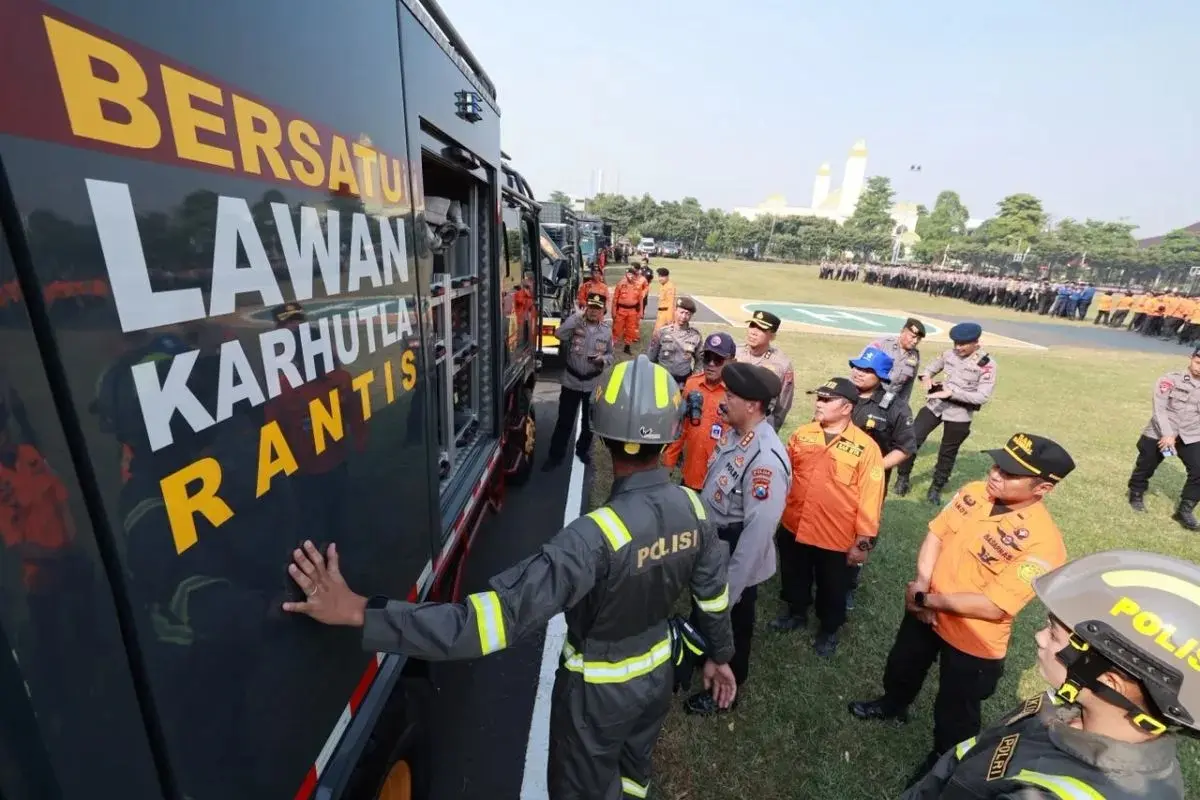 east-java-police-strengthen-readiness-for-forest-and-land-fires