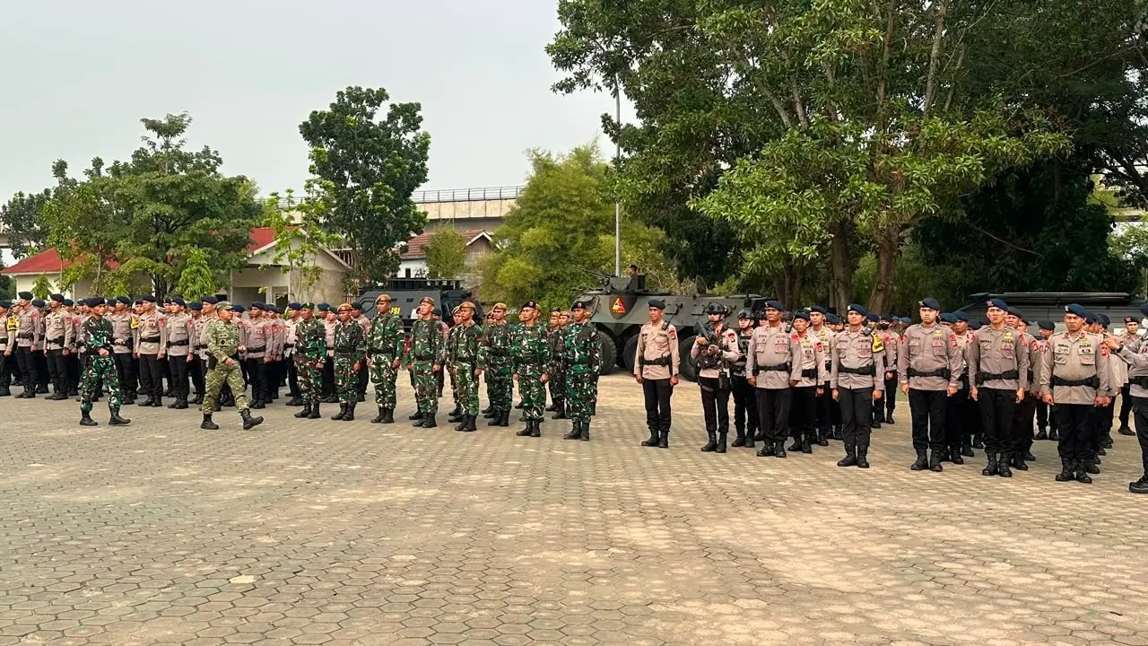 south-sumatra-police-and-military-prepare-vvip-security-for-presidential-visit-and-forest-fire-inspection