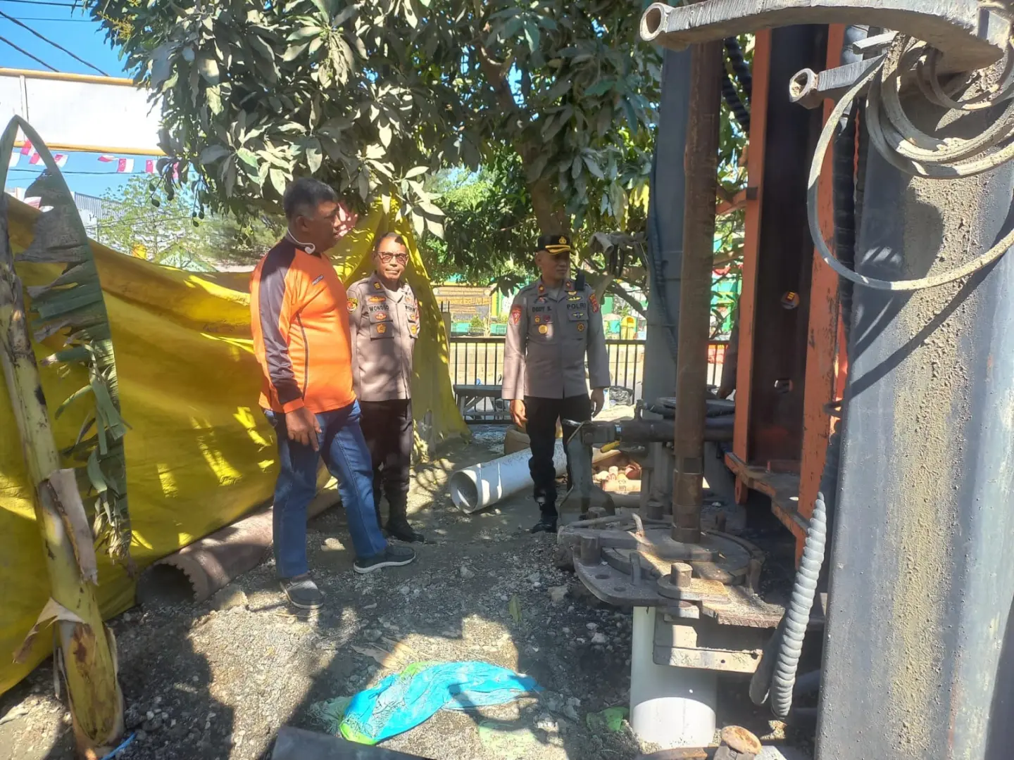 west-nusa-tenggara-police-construct-boreholes-to-alleviate-severe-drought-in-bima