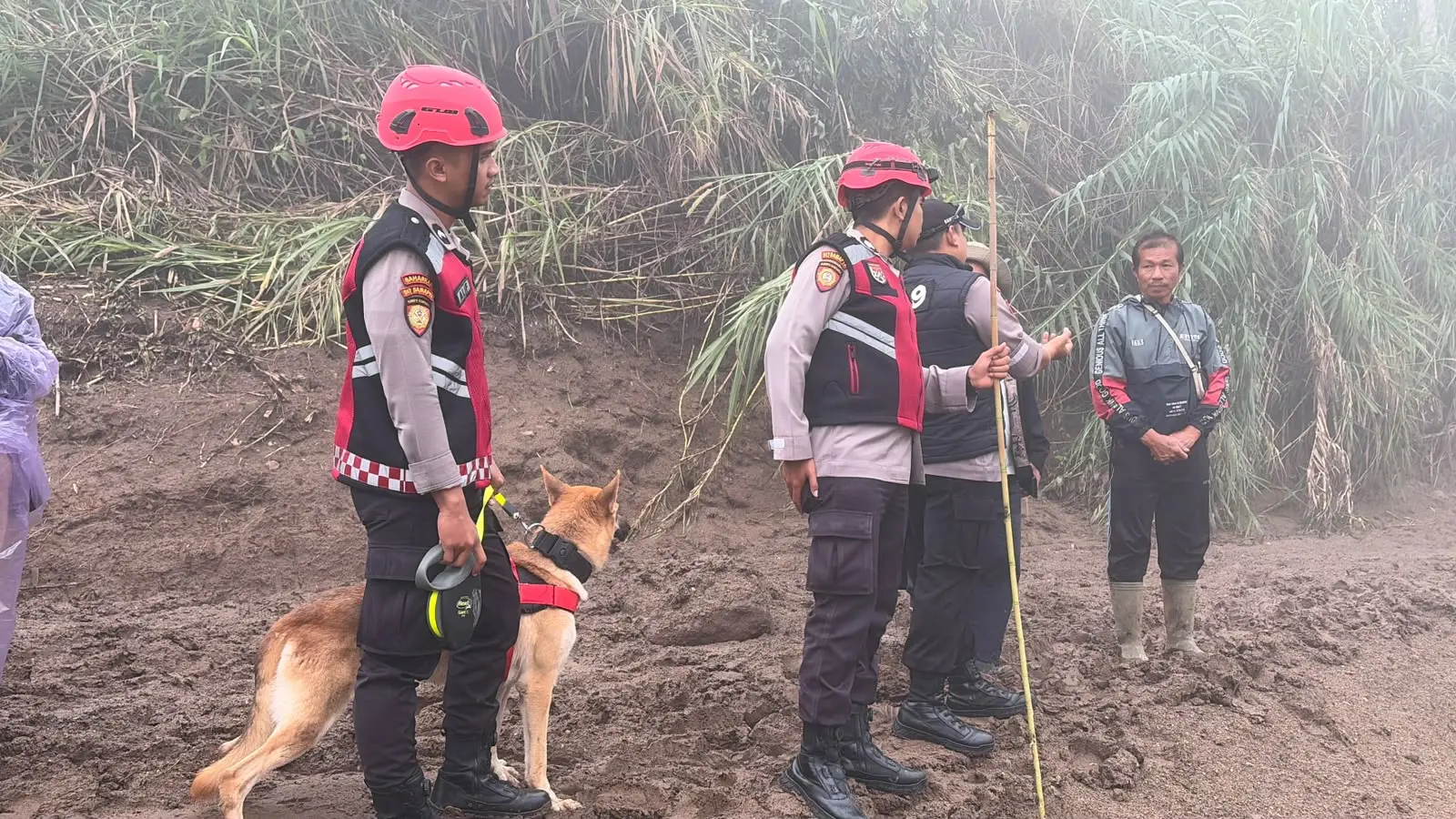 West Sumatra Police Deploy K9 SAR Unit for Solok Flood Search