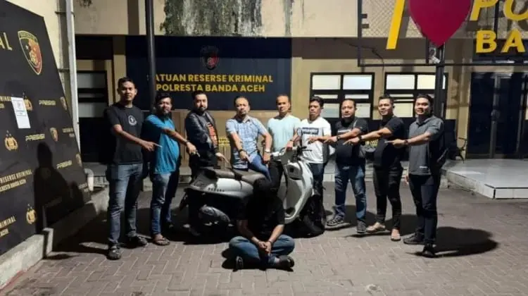 suspect-of-motorcycle-embezzlement-in-aceh-arrested-by-police