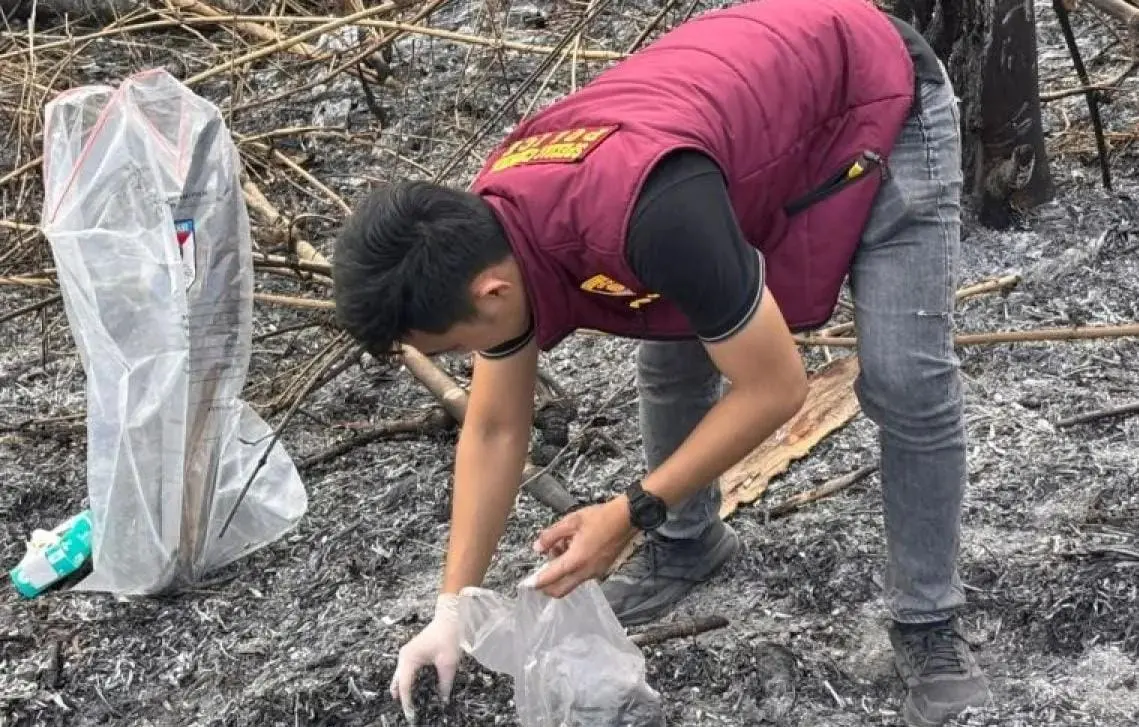 South Ogan Komering Ulu Police Investigate 1.5-Hectare Forest and Land Fire in Buay Pemaca