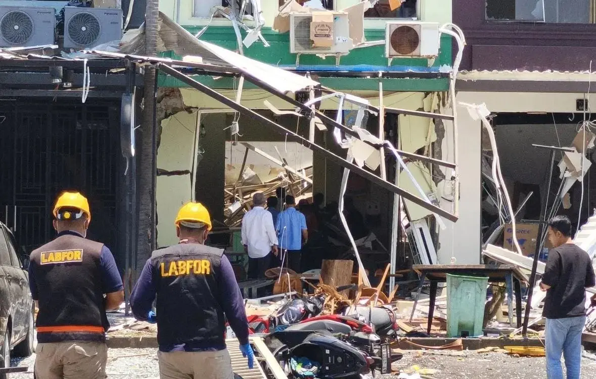 surabaya-police-rule-out-bomb-following-shophouse-explosion-in-pakuwon-city
