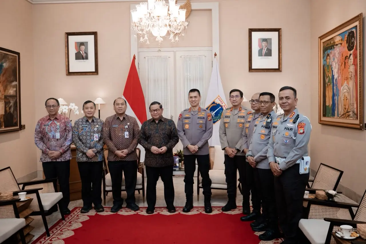Jakarta Police and Central Govt. to Collaborate in Strengthening Security and Public Service