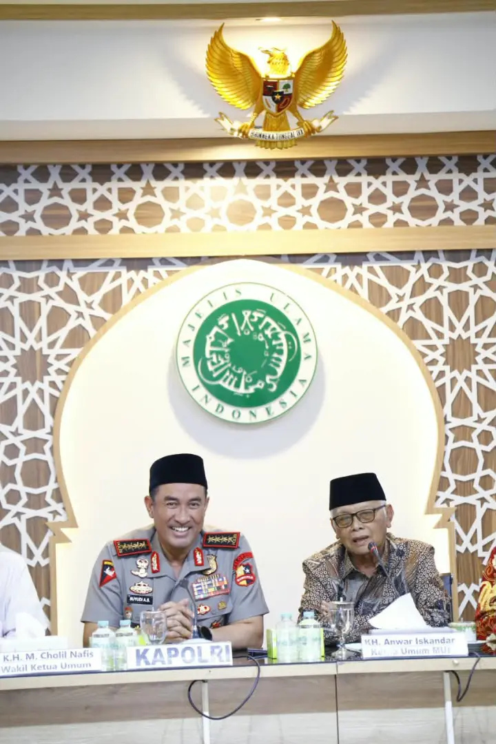 INP Chief Meets with MUI Leaders in Maintaining Relationship and Harmony