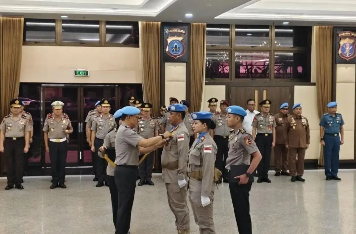 INP Chief Welcomes and Congratulates the Return of FPU 7 Minusca from UN Peace Mission