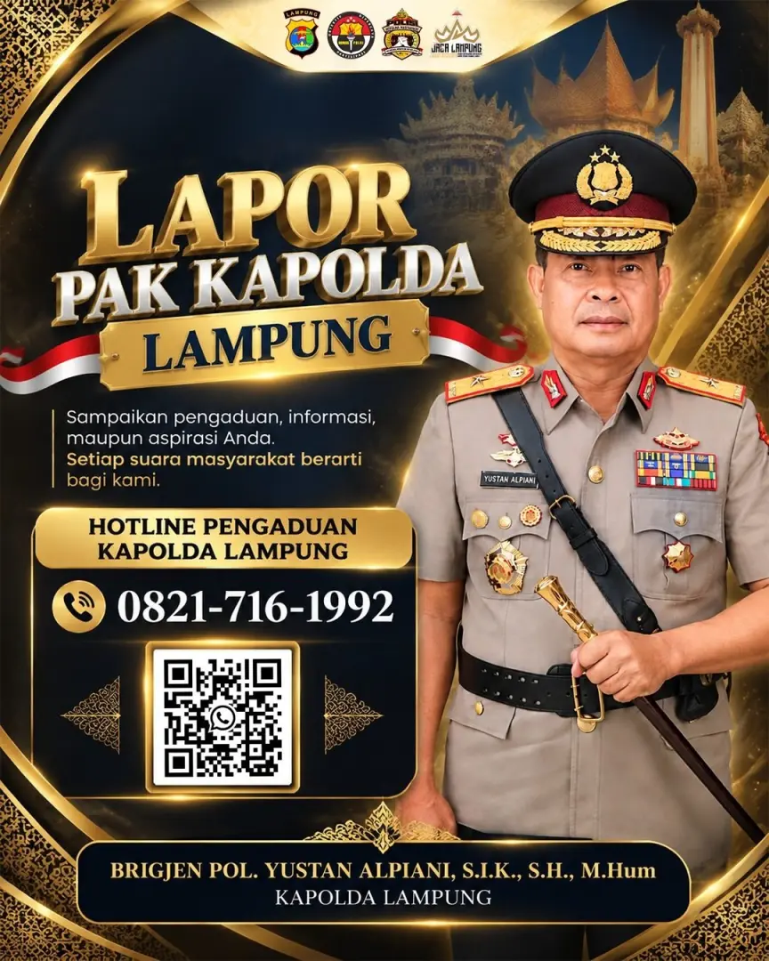 lampung-police-launch-lapor-pak-kapolda-hotline-for-public-complaints