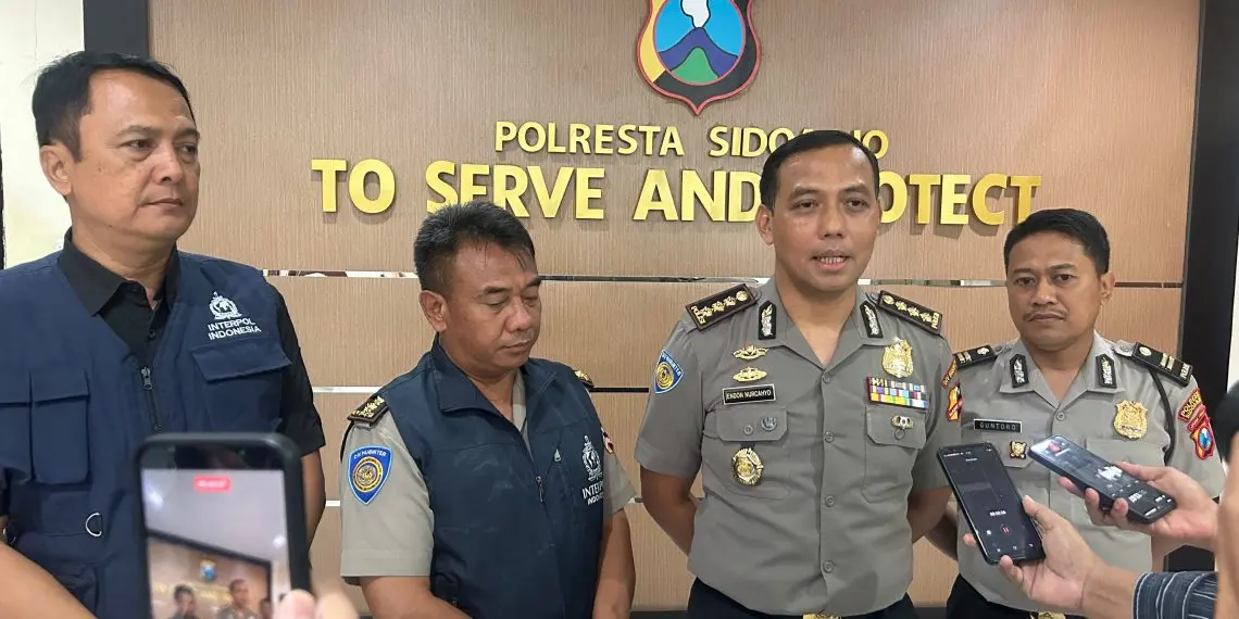 INP International Relations Division Visits Sidoarjo Police to Strengthen Transnational Crime Strategy