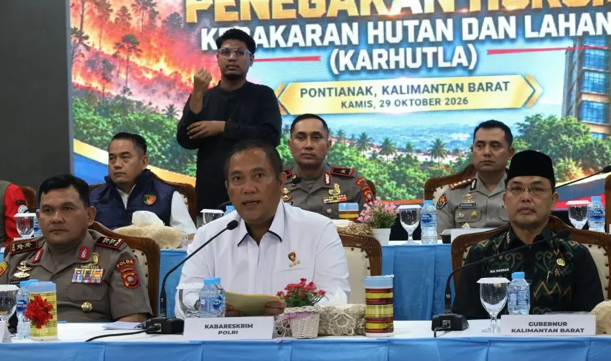 West Kalimantan Police Lead National Enforcement Against Forest Fires