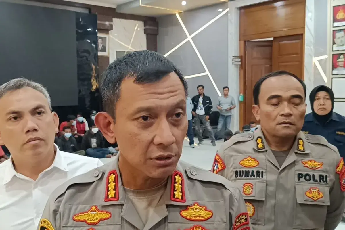 police-arrest-75-thugs-in-operation-of-maintaining-security-and-safety-in-bandung