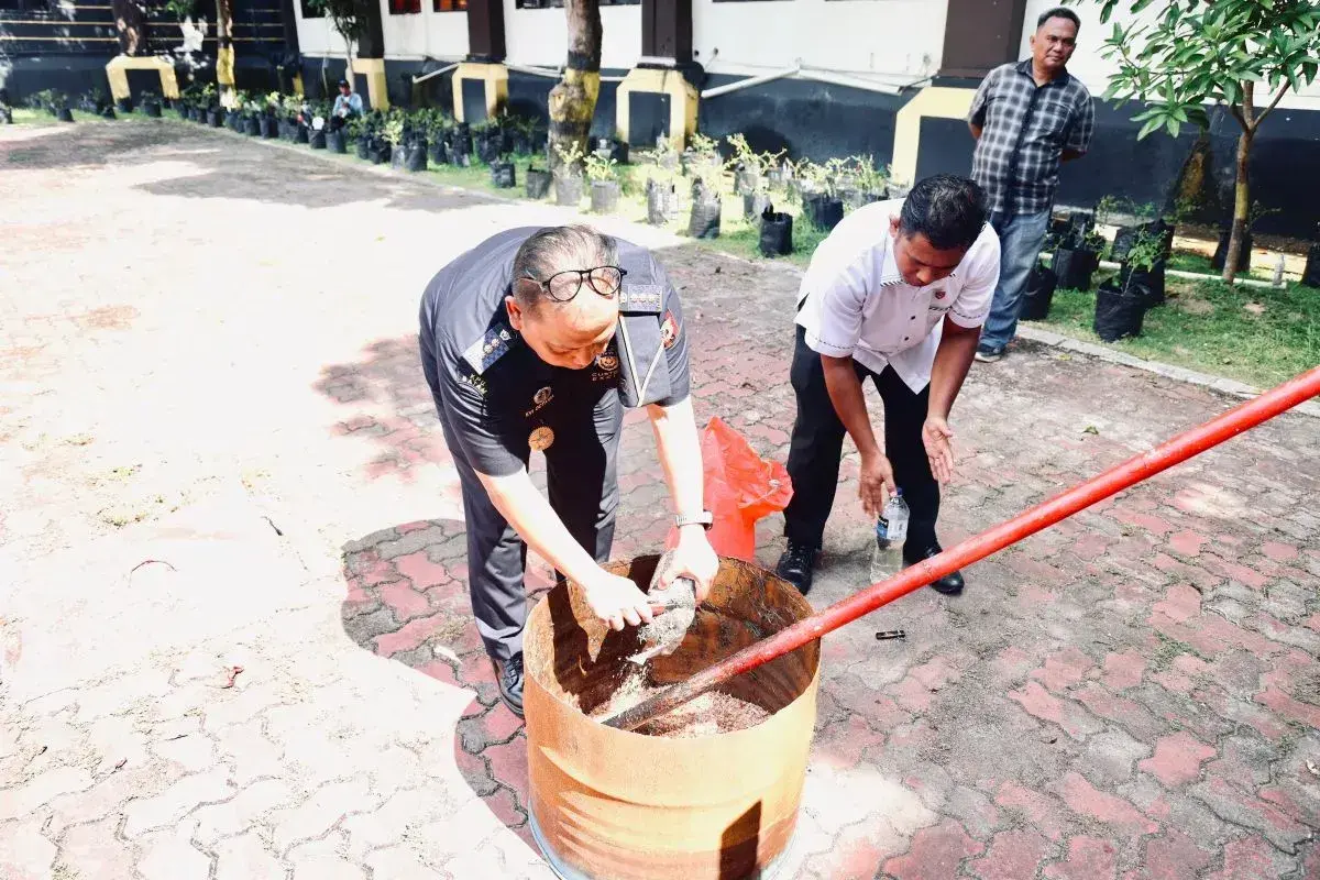 riau-island-regional-police-destroys-46-kg-of-drugs-from-13-uncovered-cases