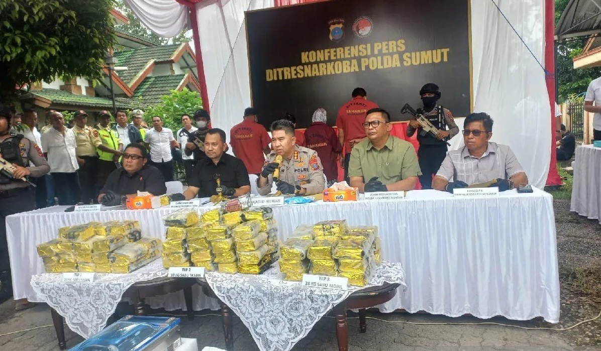 north-sumatra-police-bust-inter-provincial-drug-syndicate-seize-100-kg-of-meth